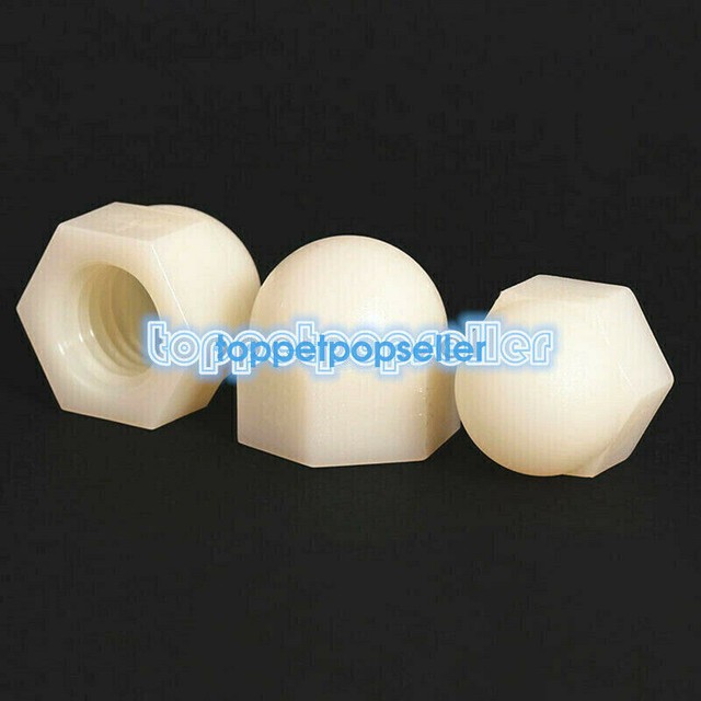 M3/M4/M5/M6 Nylon Dome Acorn Cap Nut Plastic Hexagonal Caps eBay