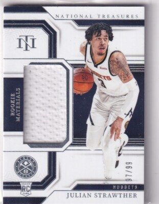 2023-24 Panini National Treasures NBA RM-JSW Julian Strawther Rookie Patch 97/99