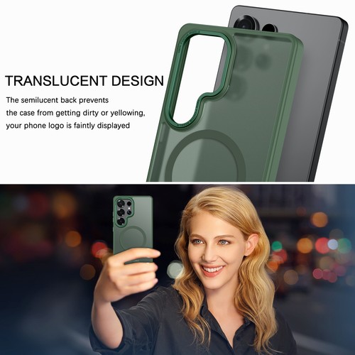 Custodia magnetica protezione schermo per Samsung Galaxy S25 S24 S23 S22 Ultra/Plus - Foto 39 di 57