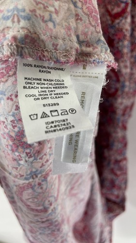 Ann Taylor Womens Shift Dress Short Sleeve Geometric Print Multicolor Size Small - Picture 5 of 14