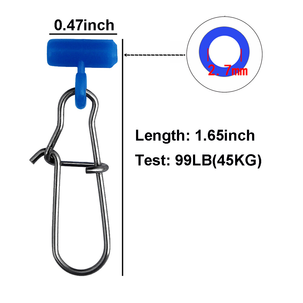 Fish Sinker Slide with Snap Highstrength Fishing Line Sinker Slider