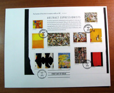 US FDC Scott 4444a-j Abstract Expressionists 2010 Used L622