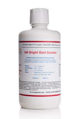 18K Bright Gold Solution - Immersion - 500 mL 