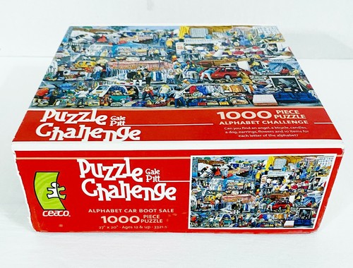 Gale Pitt Puzzle Challenge Alphabet Car Boot Sale 1000 Pieces Made in USA - Picture 5 of 6