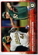 2015 Topps Update #US193 Angel Castro RC Arnold Leon RC - NM