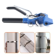 Metal Wrap Zip Cable Tie Gun Pliers Tightener Cutter Fasten Tool Stainless Steel