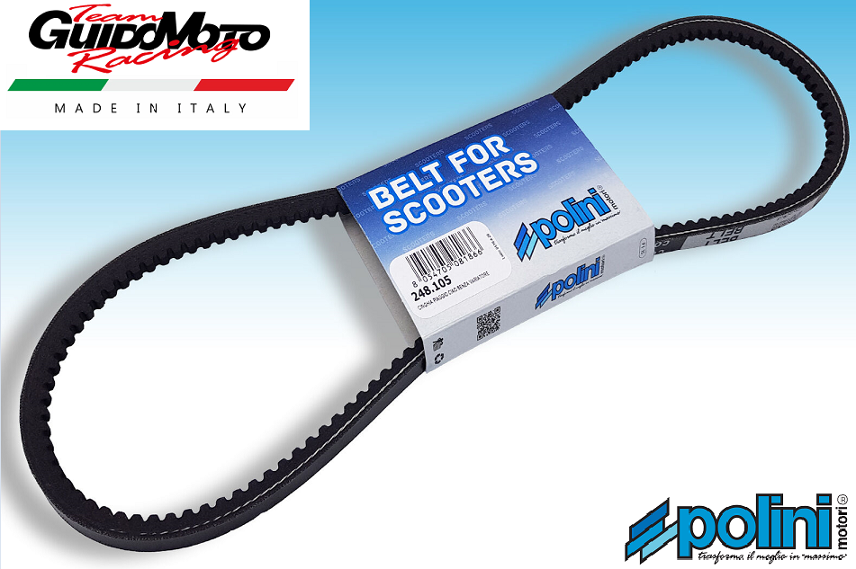 Cinghia Di Trasmissione Dentata Polini Per Ciclomotori Piaggio - Foto 7
