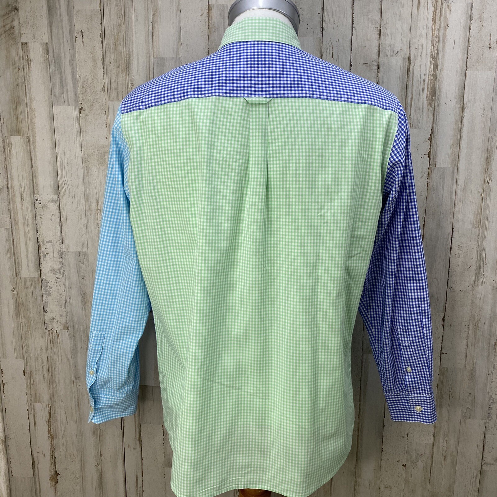 CHAPS Easy Care Button down Lightweight Check Mul… - image 3