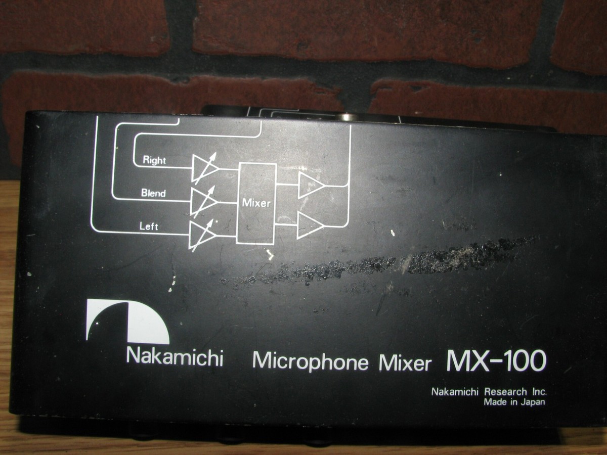 Nakamichi PS-100 パワーサプライ Nakamichi Black Box PS-100 Power Supply and 2 MX-100
