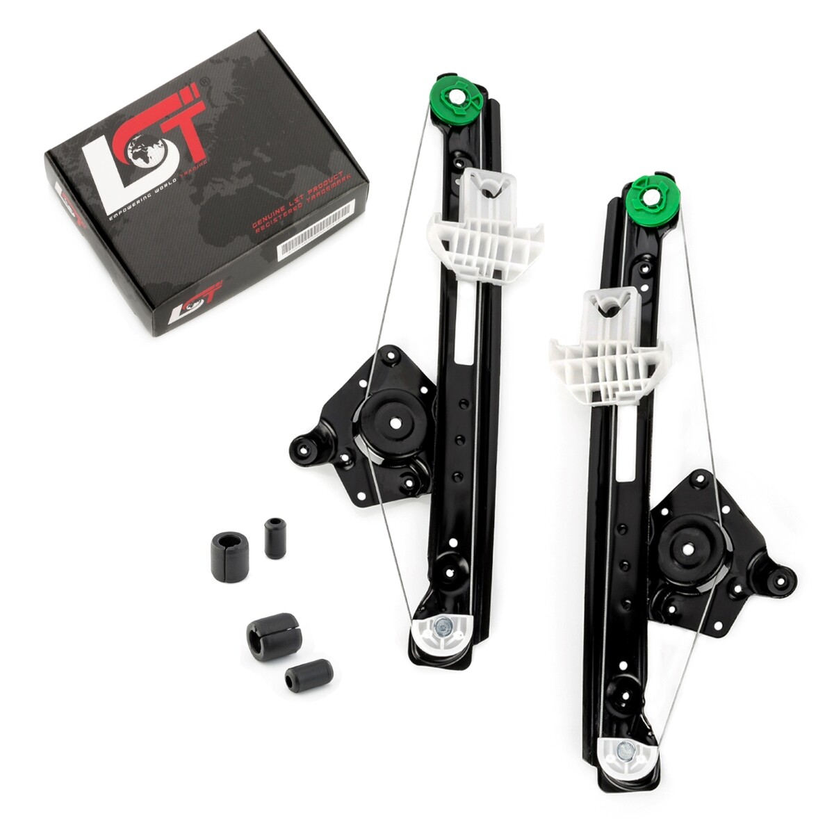 2X Electric Window Lifters Additional Clips Rear Left Right For Ford Focus I 98-