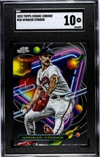 2023 Topps Cosmic Chrome #28 Spencer Strider Rookie SGC 10 GEM MINT RC