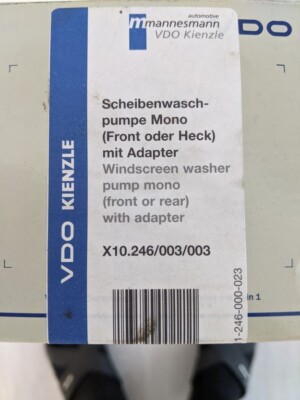 Scheibenwaschpumpe 12 Volt VDO Kienzle