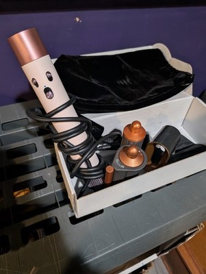 Dyson Airwrap HS05 Multi Styler Ceramic Pink/Rose Gold, W/ 3 attachments -REFURB