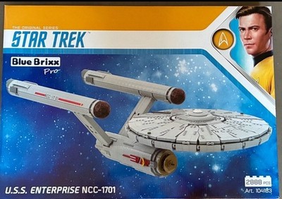 Bluebrixx U.S.S.Enterprise NCC-1701-E 104183 Neu OVP Star Trek Klemmbausteine
