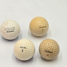 Vtg Golf Ball lot of 3. Acushnet 3 Club Special, Ping Promotional Titleist