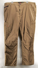Ariat FR M5 Straight Leg Work Pants Mens 44x32 Cordura Made in USA Brown