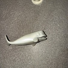 Vintage Fine E Pewter Whale Nautical Paperweight Figurine Made in The USA