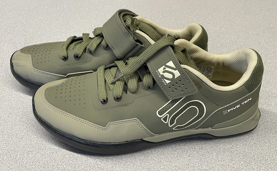 Adidas Five Ten 5.10 Cernícalo Clip-in Hombres Talla 9 Verde Bicicleta de Montaña Zapatos GZ9252 Foto 4 de 4