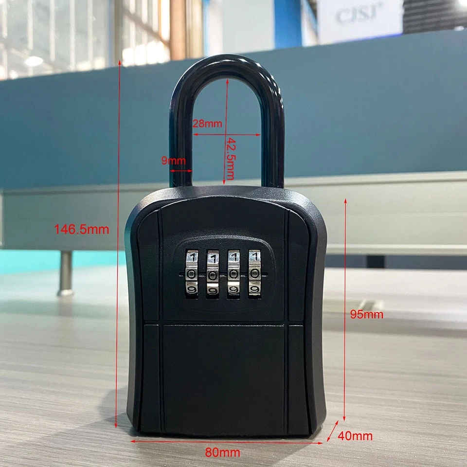 6 lockboxes realtor key storage lock box real estate 4 digit lockbox metal shell - Image 4 of 4