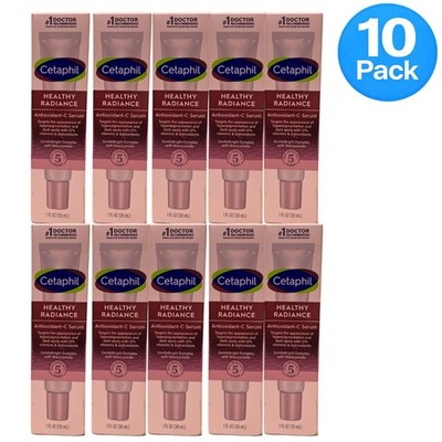 Cetaphil Healthy Radiance Antioxidant-C Serum Niacinamide 1oz 10 Pack New
