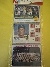 1973 TOPPS BB Holiday 12 Card Rack RALPH HOUK ‘72 WORLD SERIES-GENE TENACE EX+