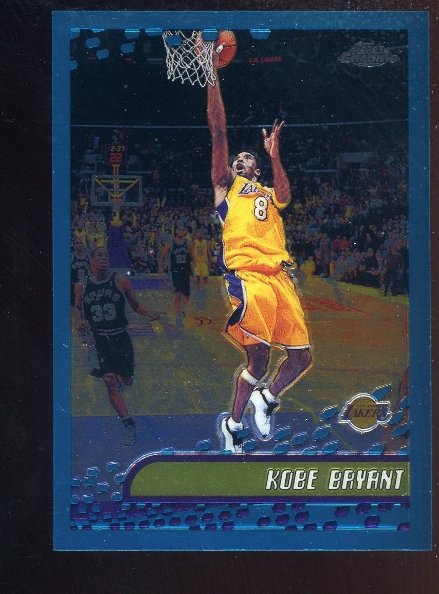 2001-02 Topps Chrome #50 Kobe Bryant Lakers HOF