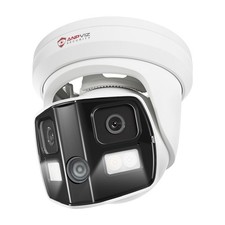 4K Dual Lens PoE IP Security Camera Outdoor 180 Degree Panoramic Wide Angle, ...