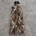 Deer Camp Building Traditions Youth Size Medium Camo Bib Overalls Zipper Legs — photo 1