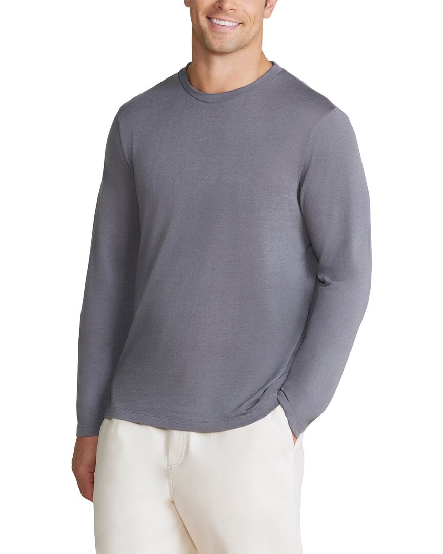 Barefoot Dreams Mc Slub Burnout Top Mens Grey S 5290₽