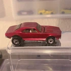 Hot Wheels 67 Camaro Red Diecast Chevrolet Car 1967 Malaysia Vintage 1982