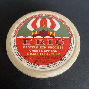 Vintage Eric Pasturized Process Cheese Spread Container - Empty