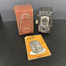 Vintage Ciro-Flex Model E TLR Camera w 85mm f3.5 Wollensak Anastigmat Lens
