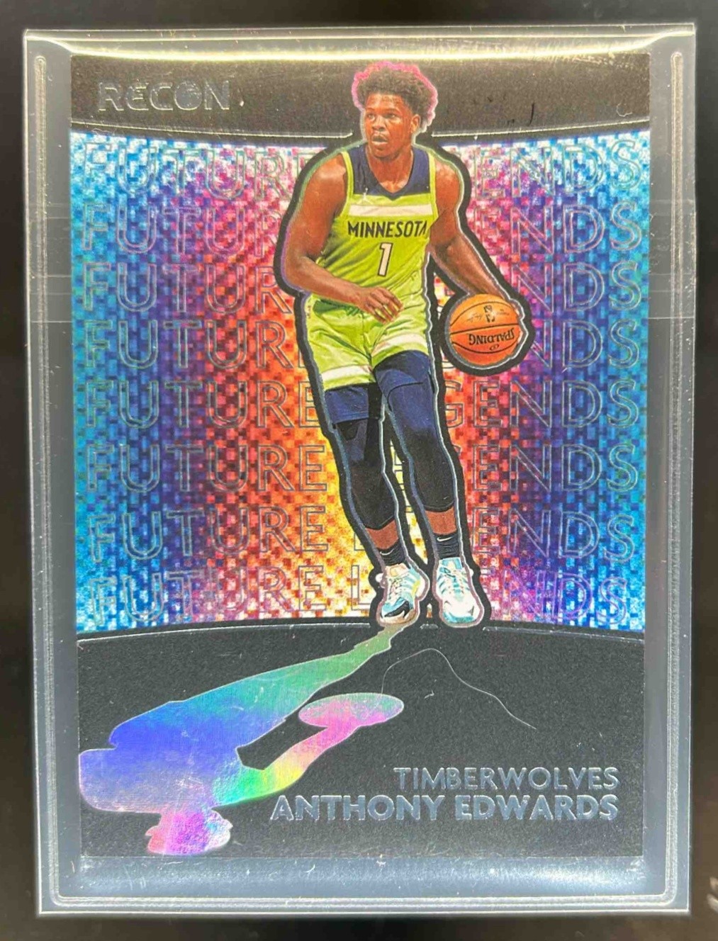 2020-21 Panini Recon Anthony Edwards Future Legends Rookie RC #1 Timberwolves
