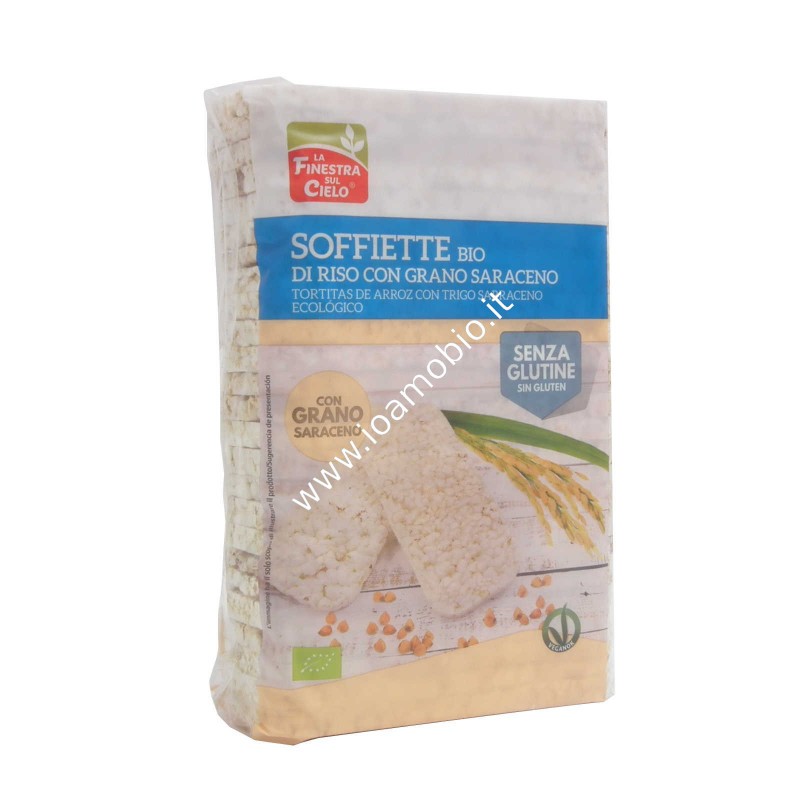 Soffiette Di Riso Con Grano Saraceno 130G - La Finestra Sul Cielo