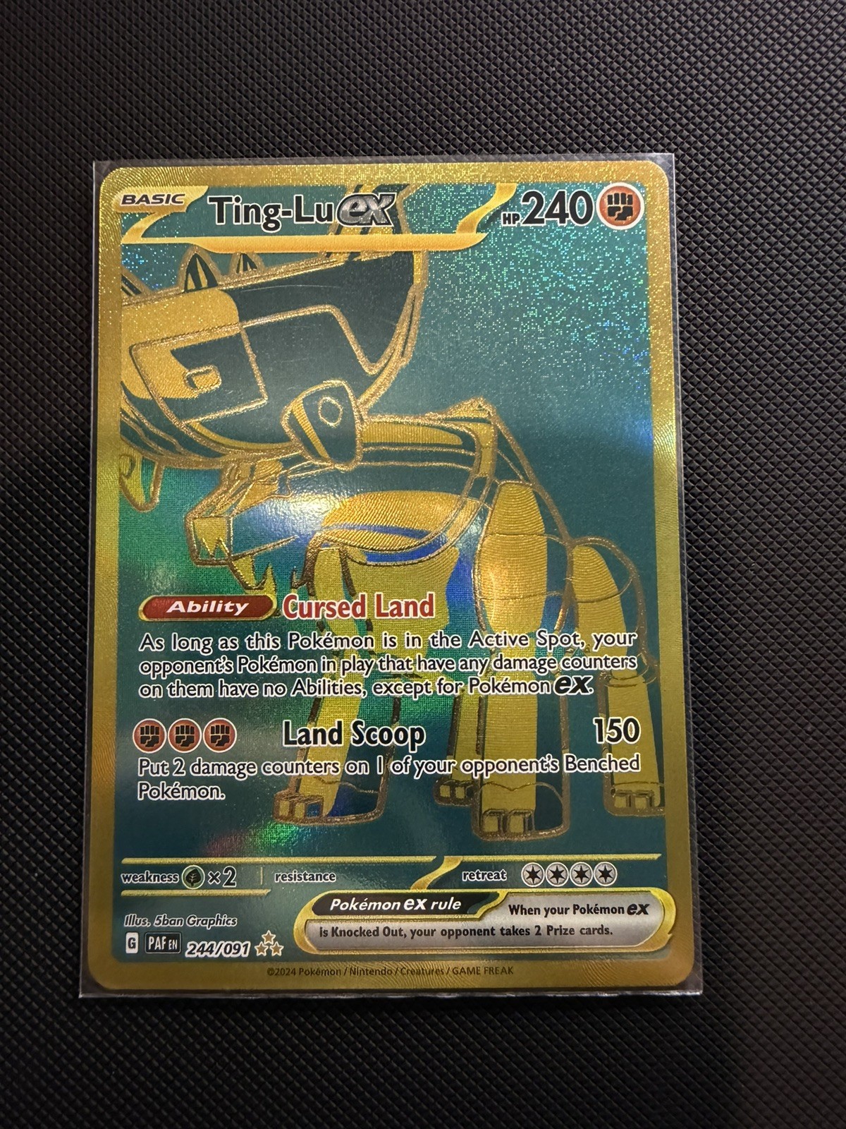 Ting-Lu ex Hyper Rare SV: Paldean Fates Holo 244/091 NM