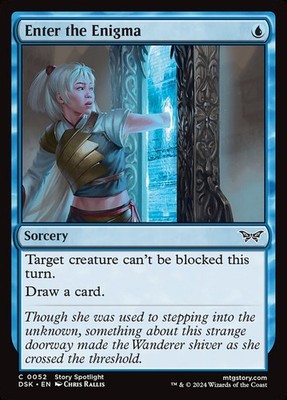 Enter the Enigma (052) Duskmourn: House of Horror DSK MTG Magic
