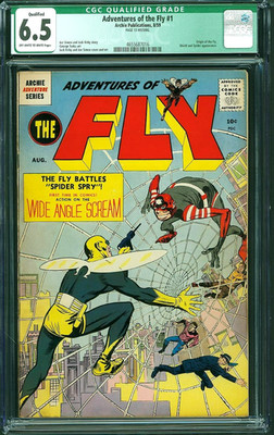 Adventures of the Fly #1  CGC 6.5 Simon/Kirby!!  1959 Archie Publications