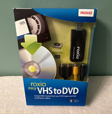 Roxio Easy VHS to DVD USB Video Capture Dongle Analog to Digital Composite RCA