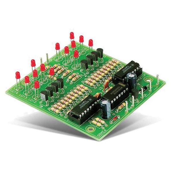 Whadda kit dual electronic dice, LED, auto-off, two independent dice