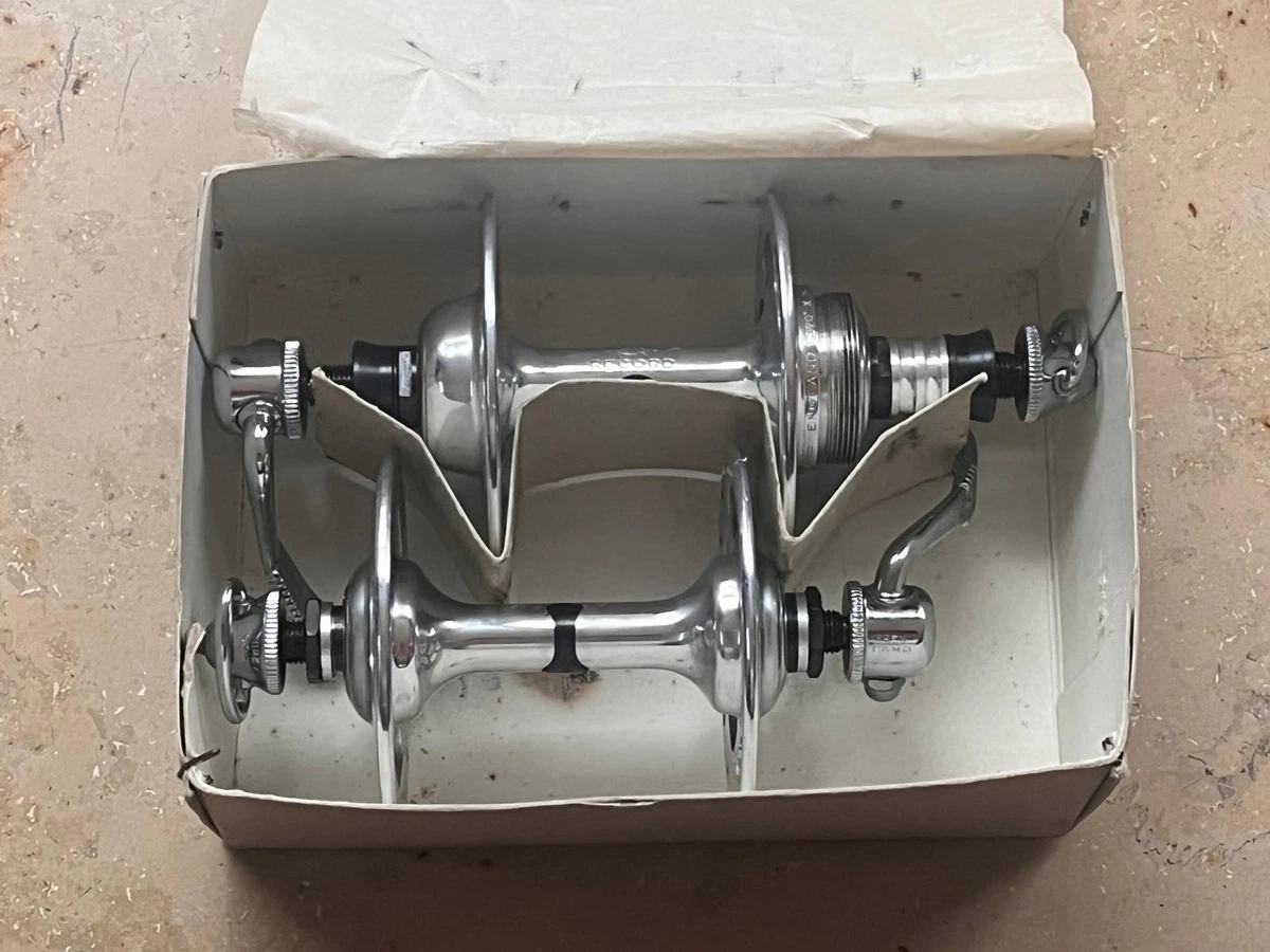 Pédalier Vélo Route Vintage Campagnolo Record Strada - 170 Mm, Double Plateau, Argent