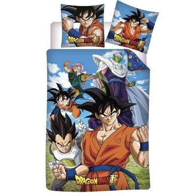 Dragon Ball Bettwäsche-Set   1x Deckenbezug 140x200 & 1x Kissenbezug 65x66 cm