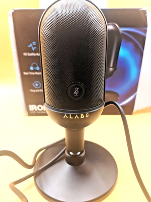 ALABS Iron Mini USB Condenser Microphone Cardioid Plug Play Podcast Streaming
