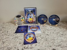 Snow White and the Seven Dwarfs Blu-ray/DVD, 2009, 3-Disc Set CIB WITH INSERTS