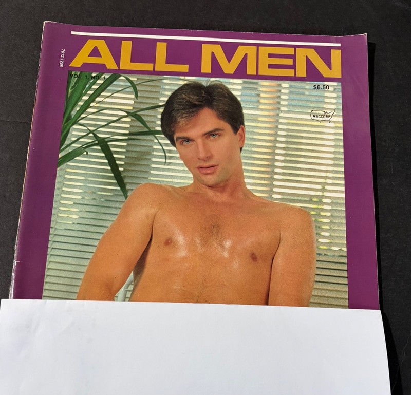 VINTAGE ALL MEN MAGAZINE 1988 GAY INTEREST