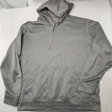 Nike Therma-FIT Hoodie Mens XL Gray Pullover ...