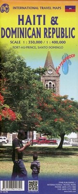 Touristik Karte Dominican Republic & Haiti 9781553411741