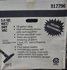 Vtg Sears Craftsman 16 gallon wet-dry vac 3.0 HP Shop Vac NIB MADE IN USA RARE — photo 2
