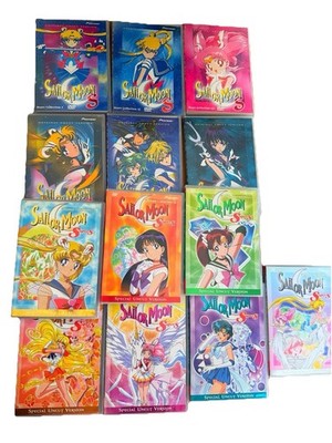 Sailor moon Pioneer DVD Collection  12 DVDS English Super S / S
