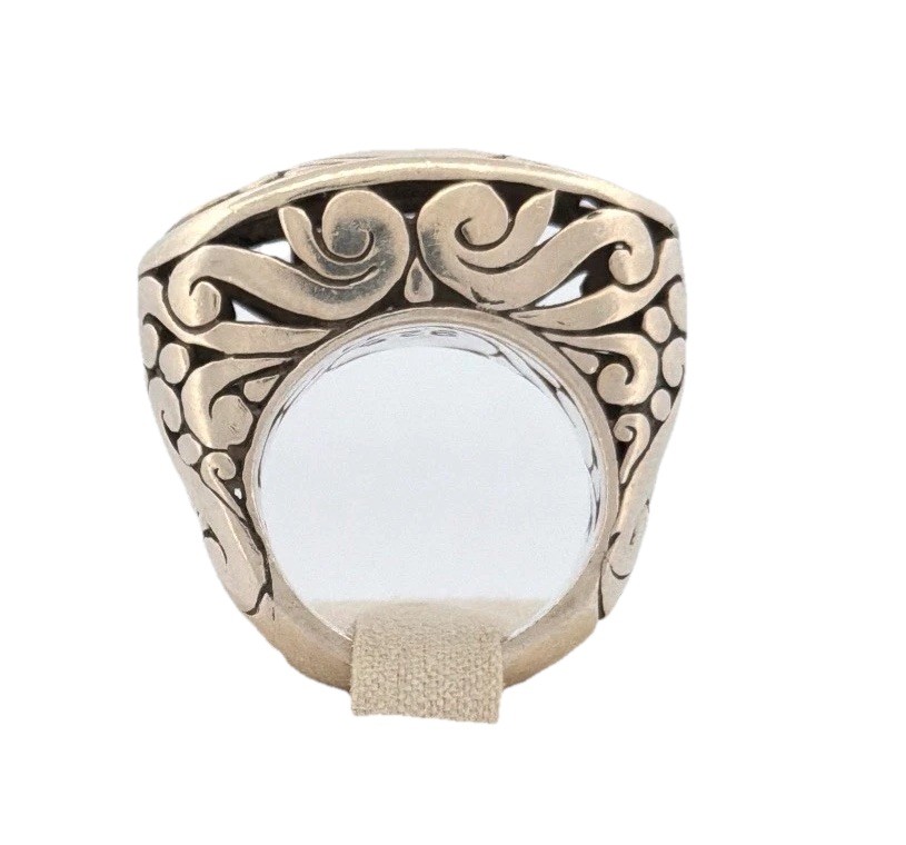STERLING SILVER SCROLLWORK RING – ORNATE ARABESQU… - image 2