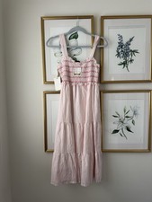 Dondolo Light Pink Midi Tea Length Dress Size Small New with Tags